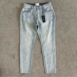 NWT One Teaspoon High Waist Balloon Jeans Dream Light Wash 29 Distressed